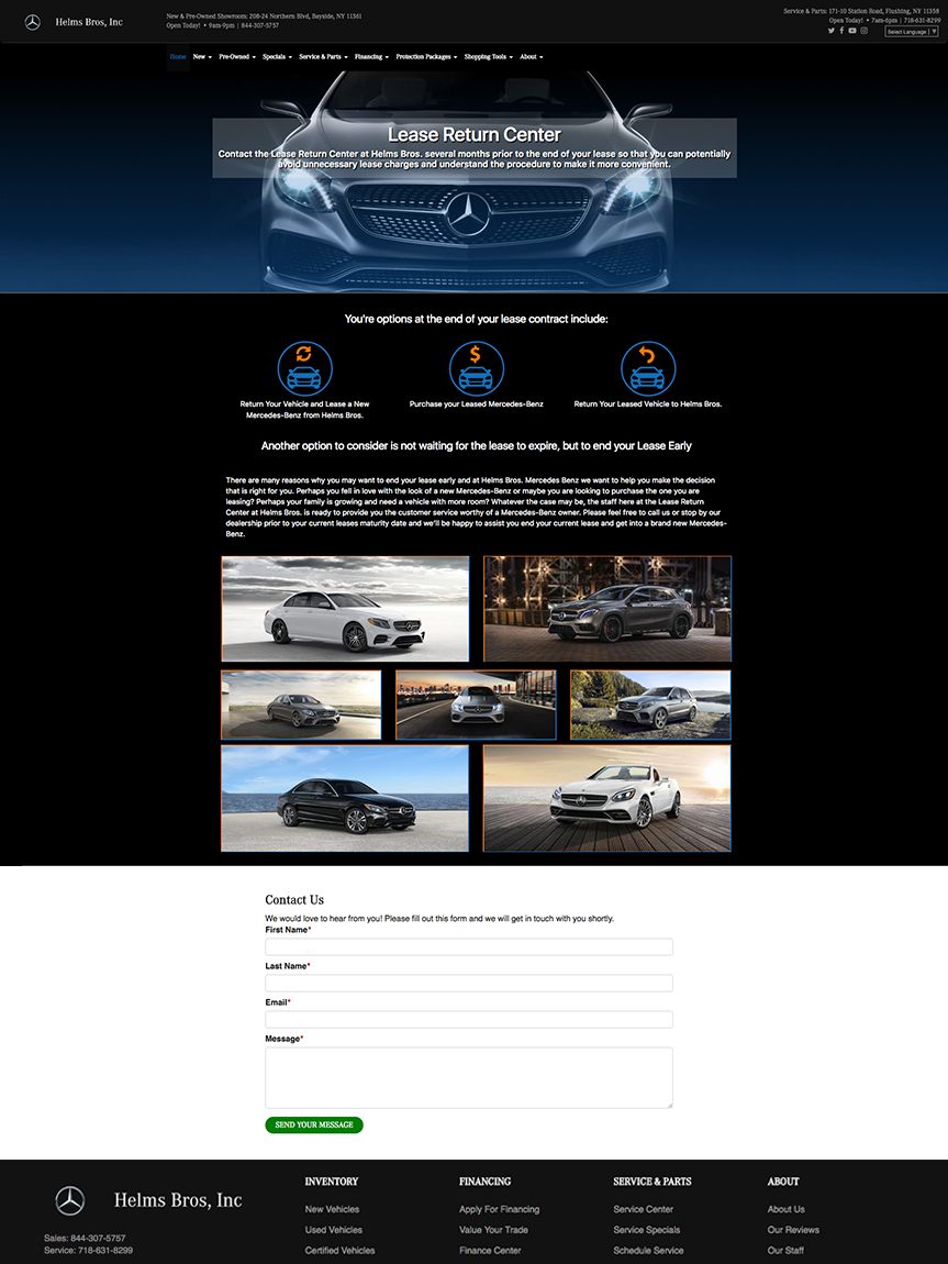 Mercedes-Benz Lease Return Center