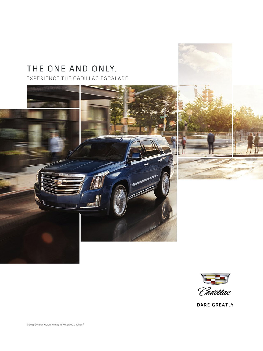 Print Ad for Cadillac Escalade