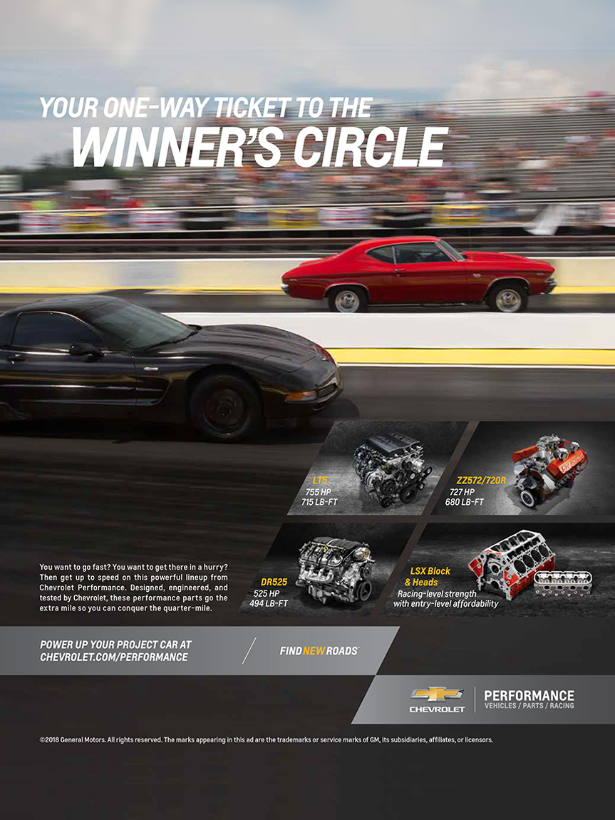 Print Ad for Chevy Performance