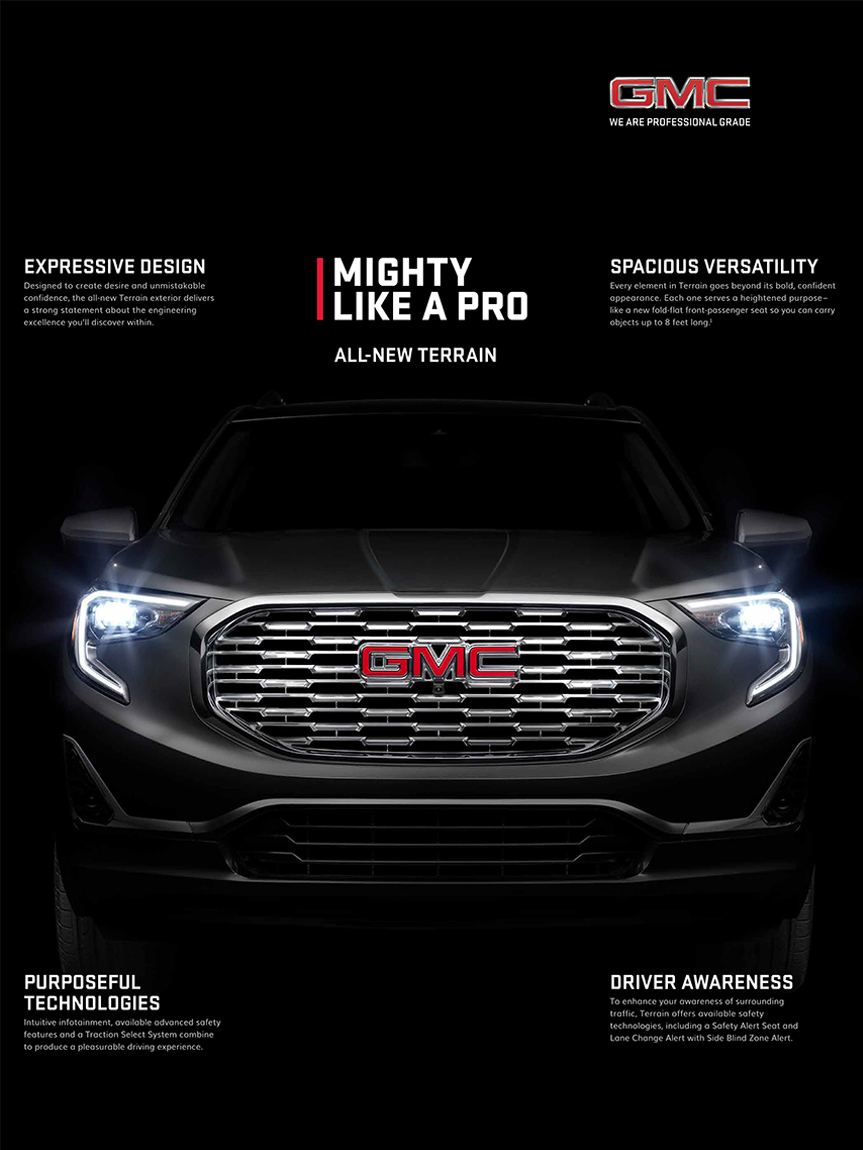 Print Ad for GMC Terrain