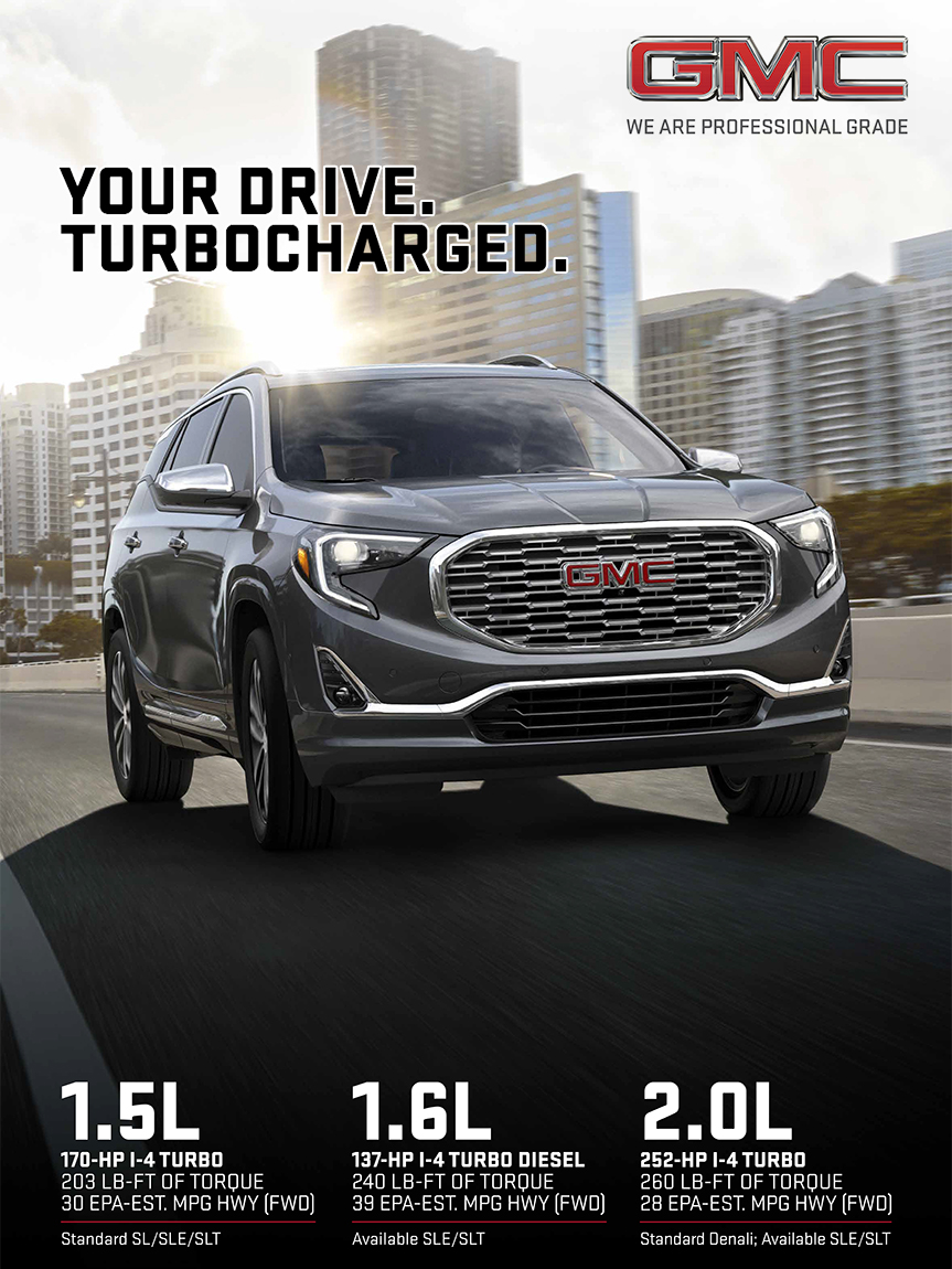 Print Ad for GMC Terrain