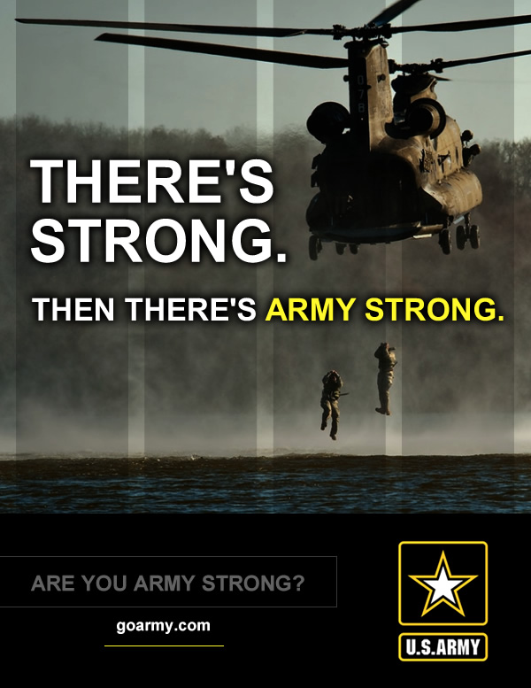 Sample Ad for the US Army